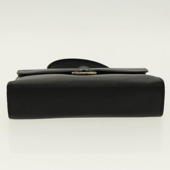 DIOR Hand Bag Leather Black Gold - Picture 9 of 13